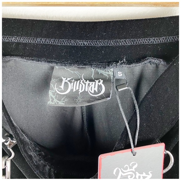 NWT Killstar Trouble Maker Flares Size Small Goth - Picture 9 of 11